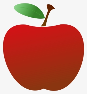 Red Apple Clipart - Transparent Background Apple Clip Art
