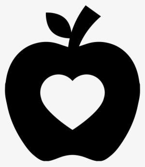 Pair Of Apples Outline Png - Apple Silhouette