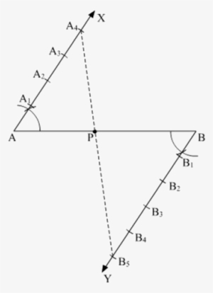 6) Let This Line Intersect Ab At A Point P - Diagram