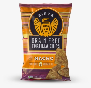 Nacho Grain Free Tortilla Chips 5oz - Siete Grain Free Tortilla Chips
