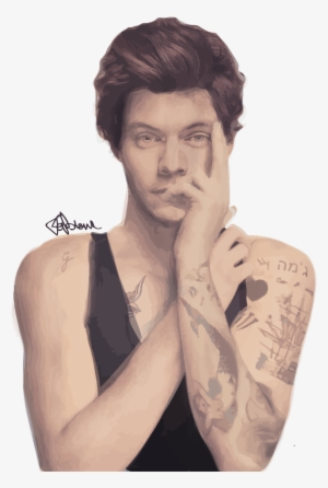 Harry Styles - Harry Styles Transparent Drawing