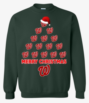 Washington Nationals Ugly Christmas Sweaters Merry - Sweatshirt