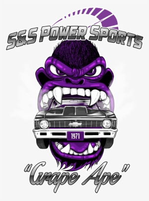 S&s Power Sports "grape Ape" T-shirt Design - S & S Power Sports