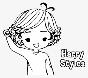 Harry Styles Coloring Page - One Direction Para Colorir