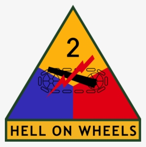 2nd Armored Division Hell On Wheels, Us Army - 4th Armored Division Logo