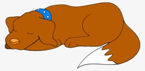 Puppy Clipart Sleepy Dog - Sleeping Dog Clip Art