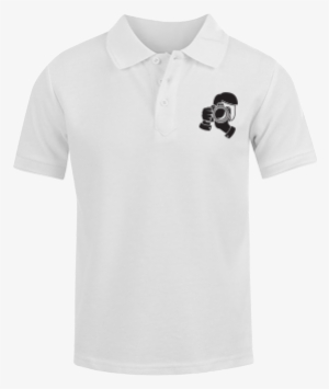 Click White Cotton Polo T-shirt - Clean White T Shirt