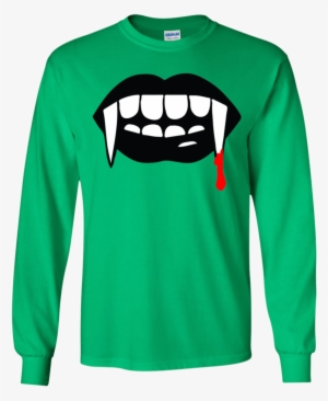 fangs of a vampire crewneck sweatshirt