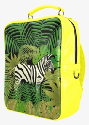 Psylocke Leather Hiking Backpack With Zebra Banana - Backpack