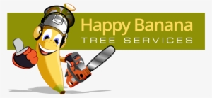 Happy Banana Tree Services Logo - West Midlands