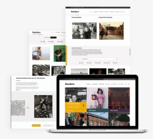 The Amber Collective Website Design - Graciela Iturbide