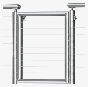 Stainless Steel Round Gate - Guard Rail