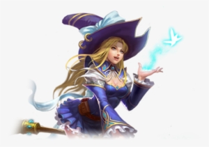 Blue Witch - League Of Angels Online Png
