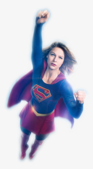 Action Supergirl Png Image Background - Supergirl Flying