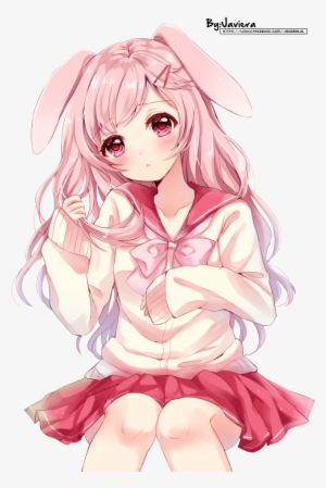 Bunny Anime Girl Render By Mikushooter-d9zqn4o - Cute Bunny Anime Girl