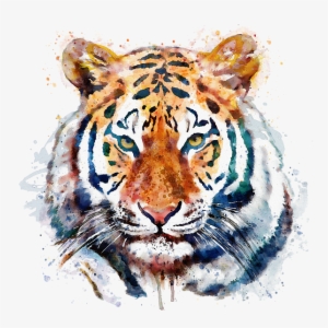Bleed Area May Not Be Visible - Tiger Painting