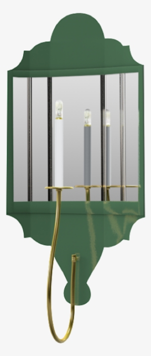 Charleston Sconce Peale Green Brass V=1505318498 - Sconce