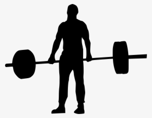 Free Download - Weightlifting Silhouette Png