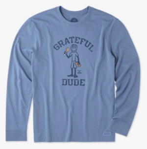 Men's Grateful Dude Jake Long Sleeve Crusher Tee - Life Is Good