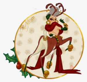 Tumblrreindeer Antlers Png Tumblr - Transparent Png Santa's Vixen