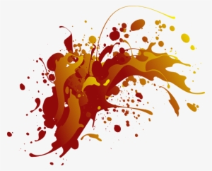 Source - - Red And Gold Splatter