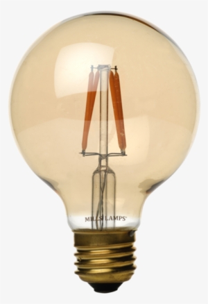 G Globe Antique Led - Edison Mills 40w E26 Led Vintage Filament Light Bulb