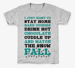 Snow Fall Kids T-shirt