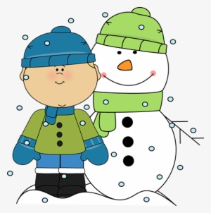 Snow Falling Clipart - Snowy Day Clip Art