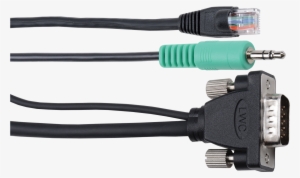 Micro Vga And Audio With Ethernet Single Cable Solutions - Liberty Av Solutions E-mvam-m-12 Micro Vga Cable With