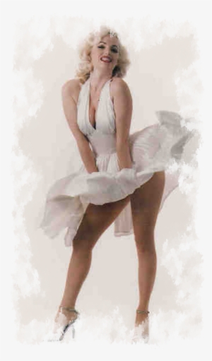 The Great Actress, According To The Poet, Finds Herself - Marilyn Monroe Vestito Bianco