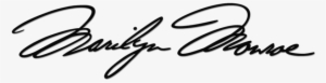 Marilyn Monroe Signature Png - Marilyn Monroe Signature