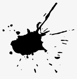 Free Download - Black Paint Stain Png