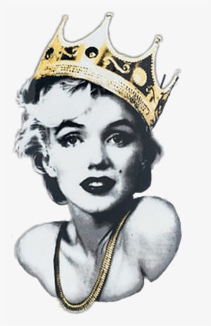 Scqueen Queen Crown Marilynmonroe Marilyn Monroe Marily - Marilyn Monroe Painting On Canvas High Detail