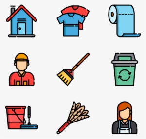 Housekeeping - House Cleaning Icons