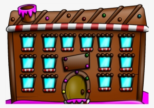 See Here House Outline Clipart Black And White - Chocolate House Clipart
