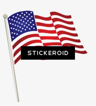 Usa Flag Flags - American Flag Clip Art Png