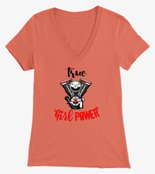 True Girl Power Vtwin Engine T-shirt - Shirt