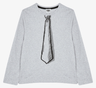 Gray Tie T-shirt - T-shirt