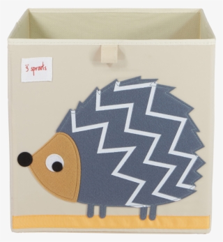 3 Sprouts Hedgehog Storage Box - 3 Sprouts Canvas Storage Box Hedgehog