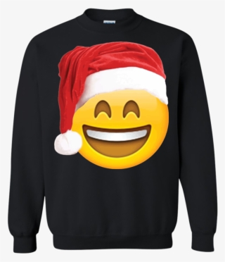 Emoji Christmas Shirt Smiley Face Santa Hat Family - Ugly Sweater Darth Vader
