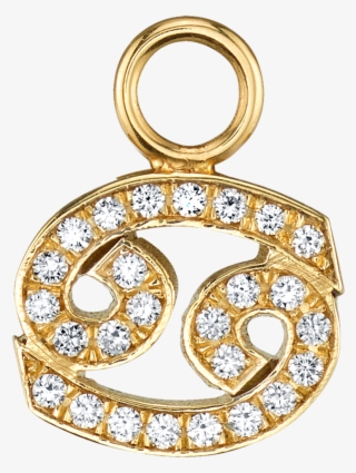 Diamond Zodiac Hoop Charm - Ring