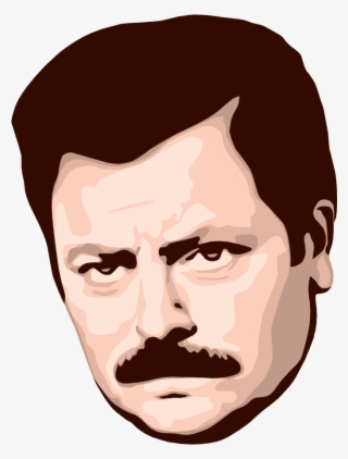 Ron Swanson Png - Ron Swanson No Background