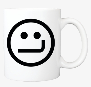 Smirk Face Coffee Mug - Smiley