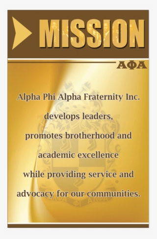 Alpha Phi Alpha Mission Wall Art - Hypokalemia