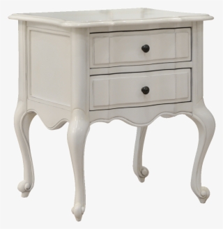 White Dressing Stool Png Element - End Table