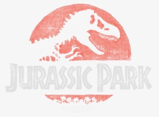 Jurassic Park Faded Logo Men's Regular Fit T-shirt - Jurassic Park