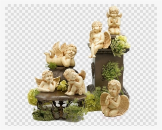 Figurine Clipart Figurine Cherub Angel - Burton & Burton Porcelain Cherub Figurine, Set