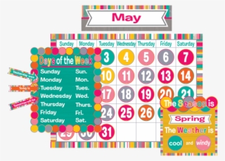 Tropical Punch Calendar Bulletin Board - Tropical Punch Calendar Bulletin Board Kit