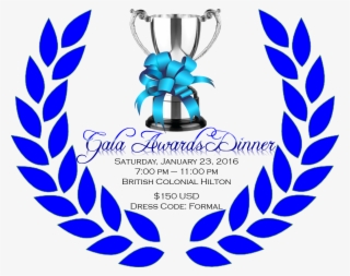 Awards Dinner - Laurel Wreath Gold Png