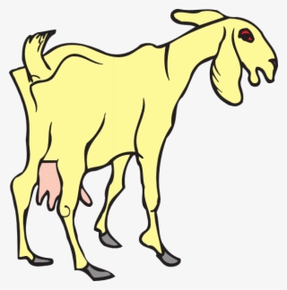 Goat Clipart Yellow - Goat Kartun